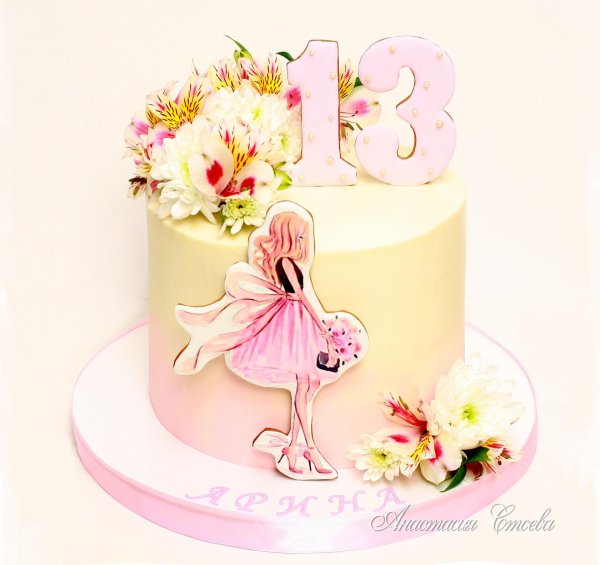 торт девочка