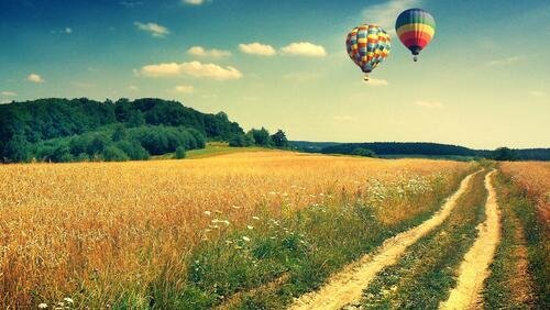 hot air balloon