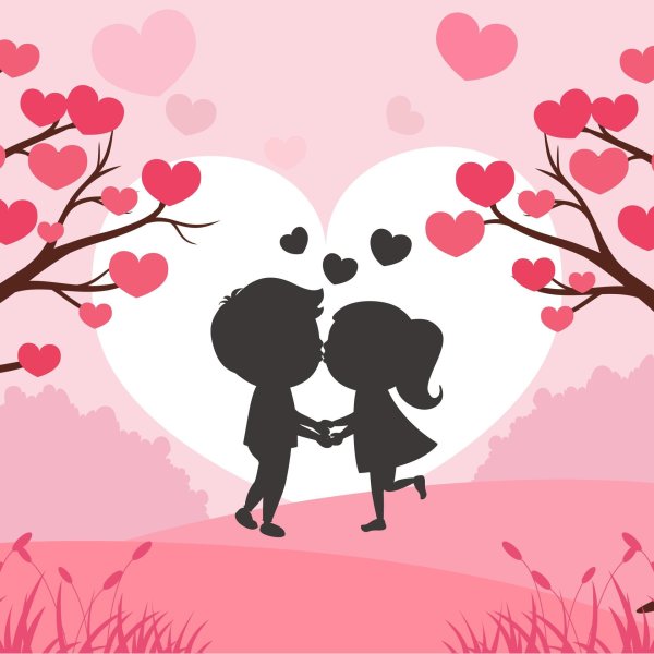 открытка для влюбленных