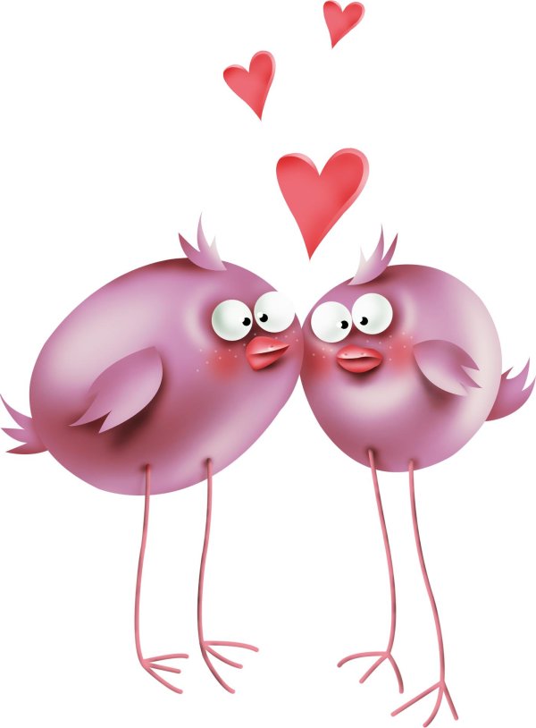 мультяшные птички