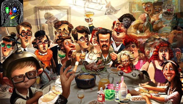 веселое застолье