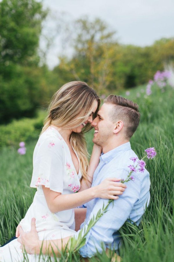 лав стори на природе летом