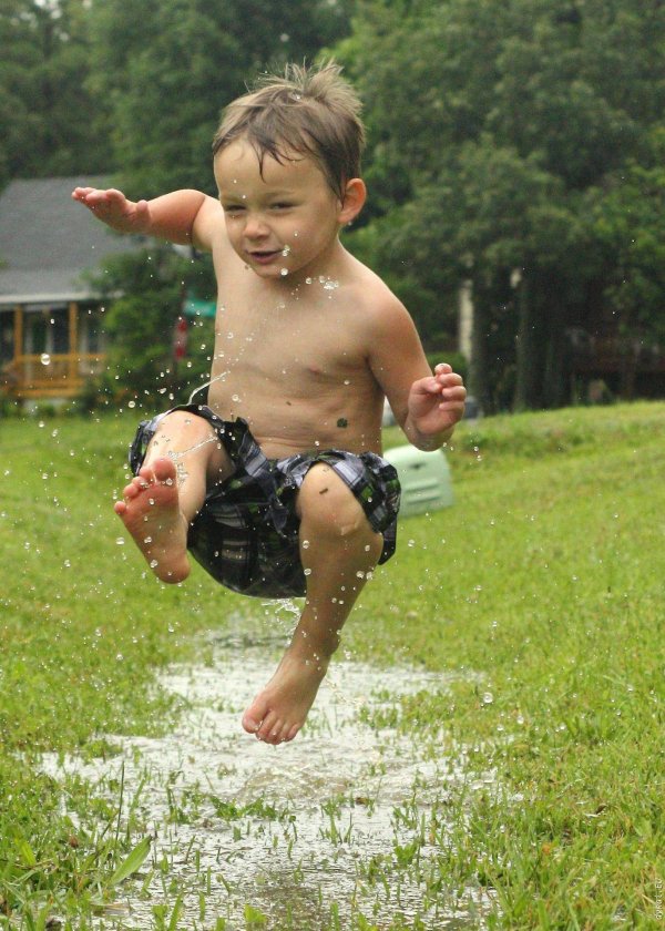 бегущие дети