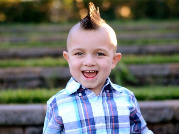 детская стрижка ирокез