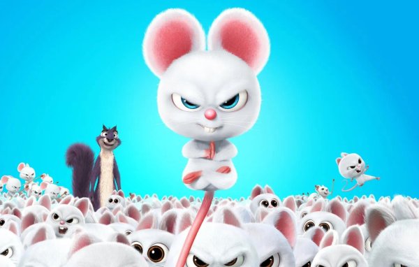 белая мышь из мультика