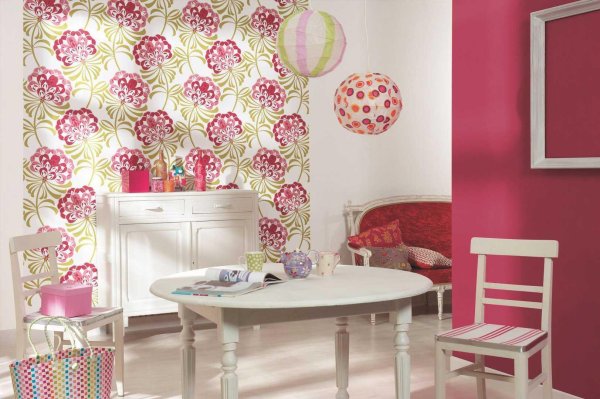 идеи комбинирования обоев