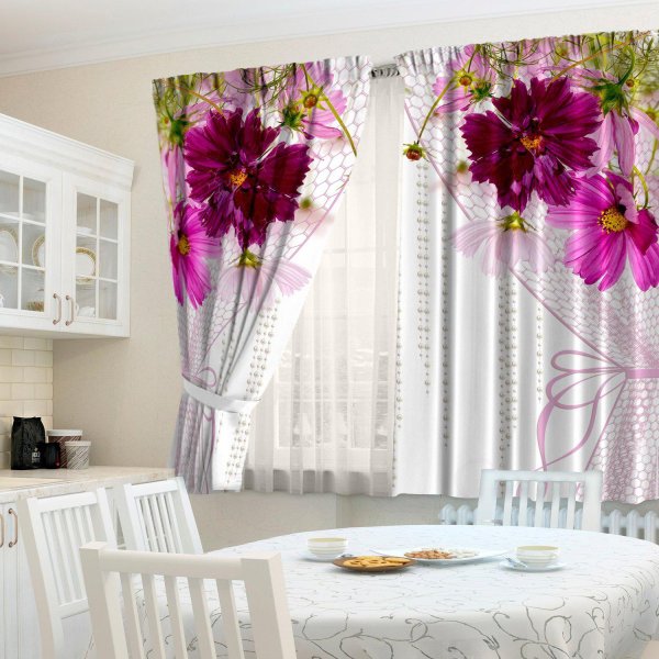 красивые шторы на кухню