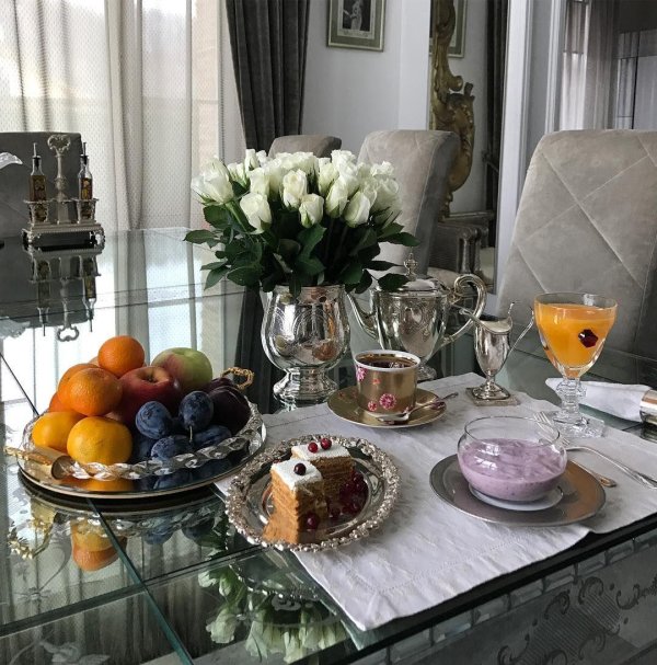 роскошный завтрак