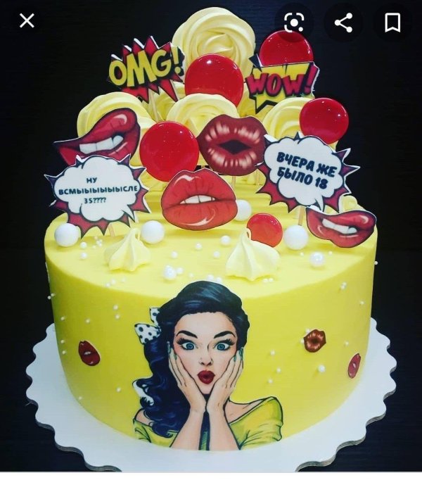 тортик для подруги