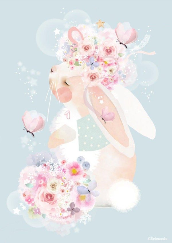 акварельный зайчик