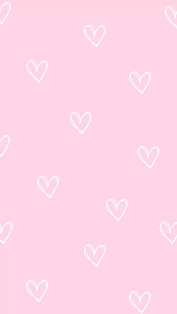 сердца розовые