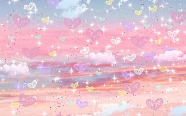heart background aesthetic