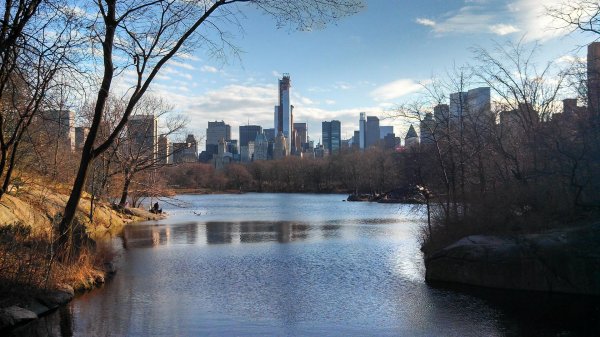 озеро в центральном парке ньюйорка