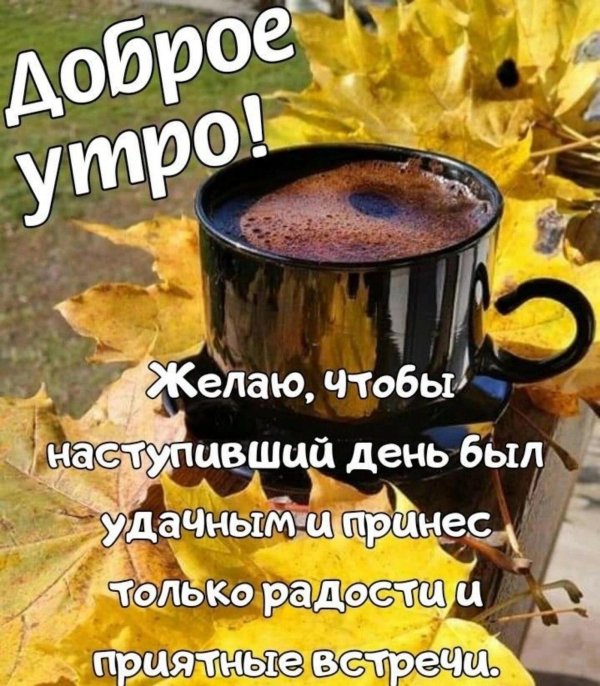 добрейшего осеннего утра