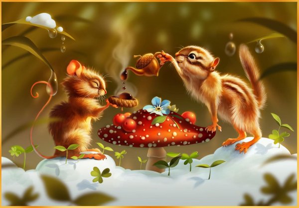 маленький бурундук