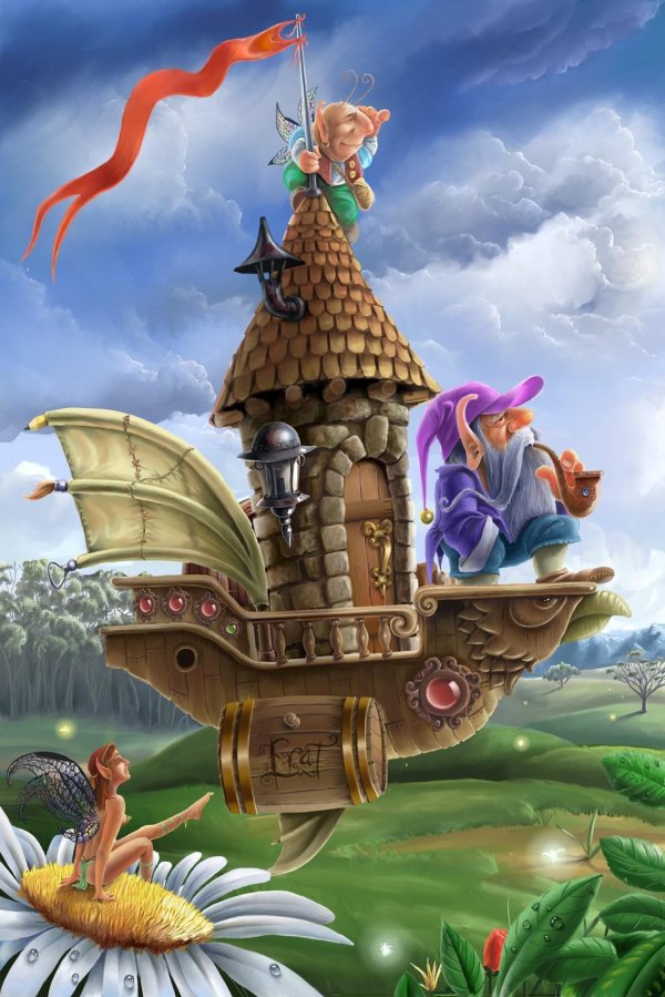 летучий корабль мультфильм