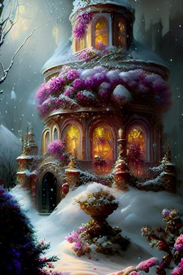 рождественские пейзажи