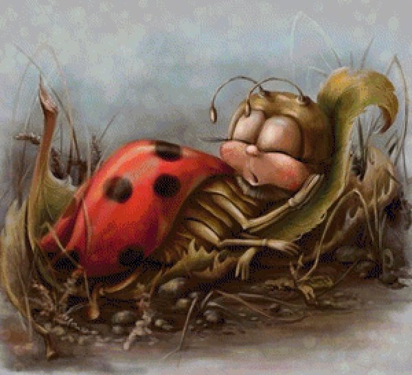 мультяшные насекомые