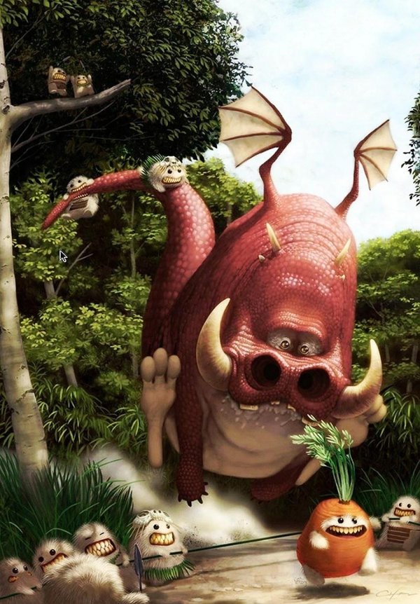 самые смешные монстры