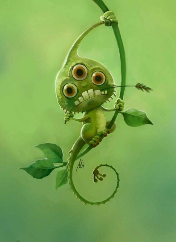 смешной монстрик