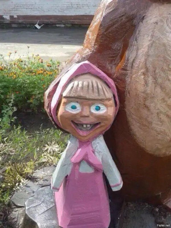 статуя маша и медведь