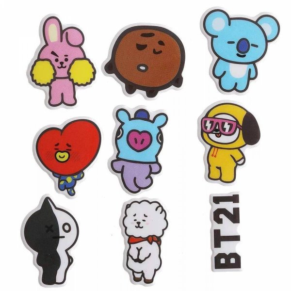 бтс стикеры bt21