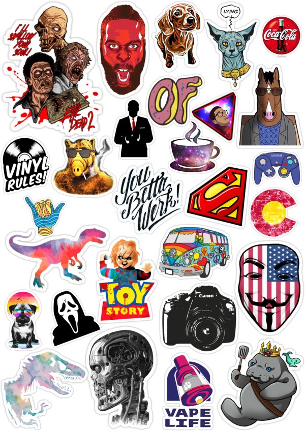 тематические наклейки