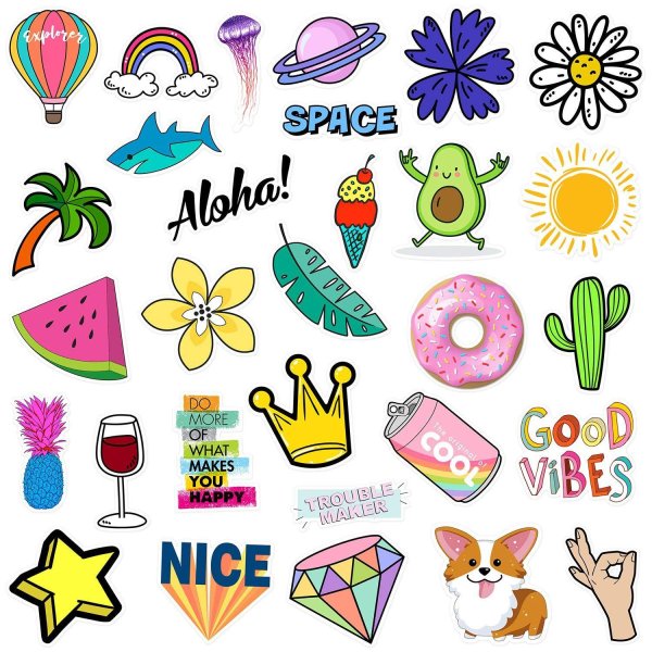 красивая наклейка