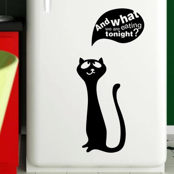 наклейка интерьерная на холодильник