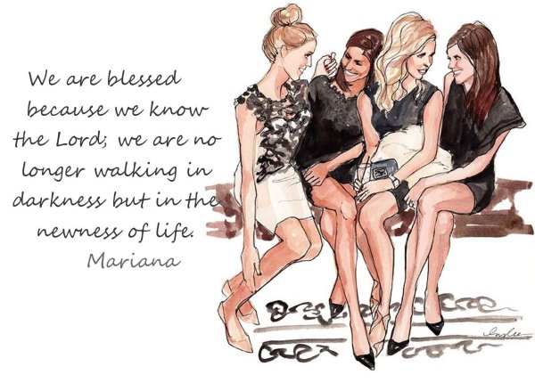 четыре девушки мультяшные