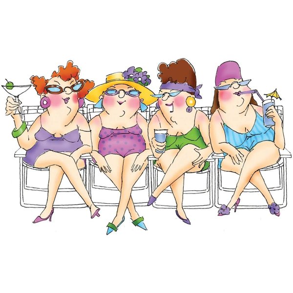 карикатура на женщин