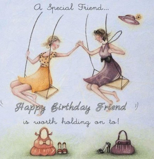 happy birthday подруга