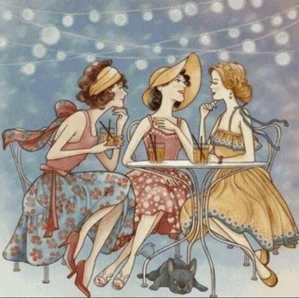 три девочки иллюстрации