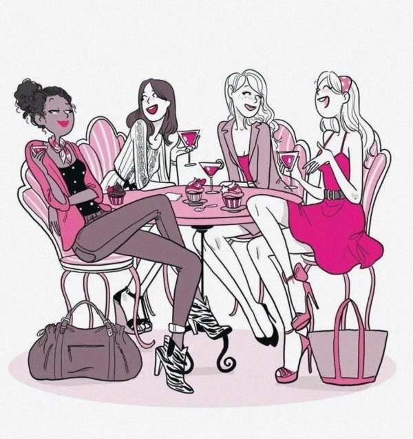 модная иллюстрация