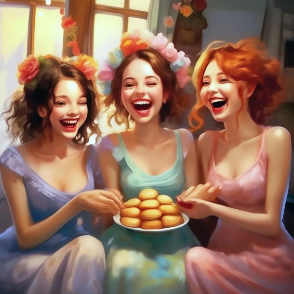веселые подруги