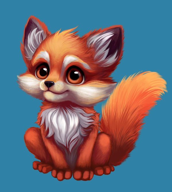 мультяшные лисы