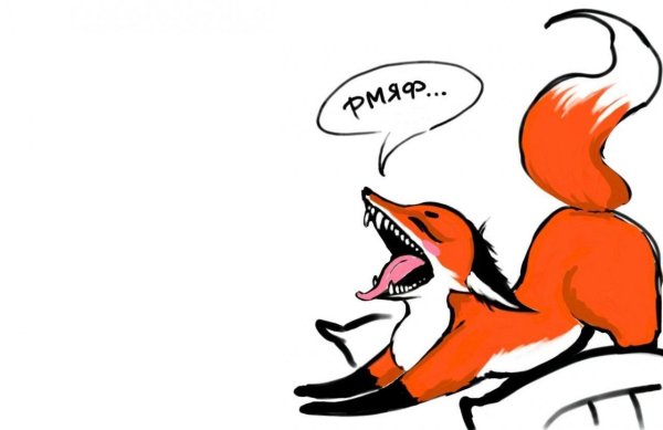 лисица мультяшная