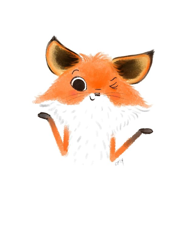 прикольные рисунки лисы
