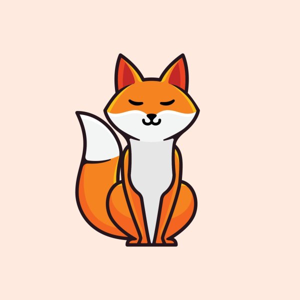 мультяшные лисички