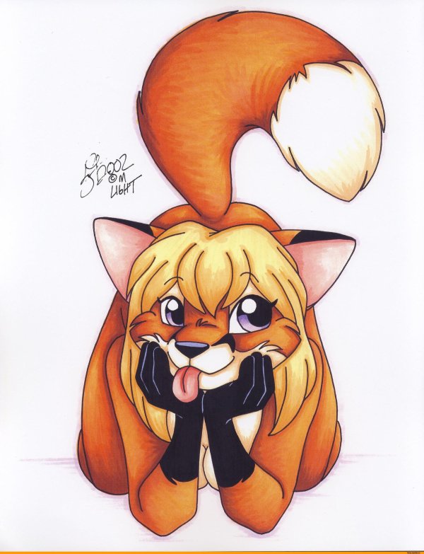 девушки фурри