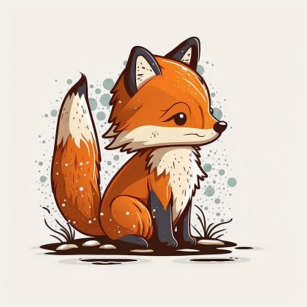 лисенок мультяшный