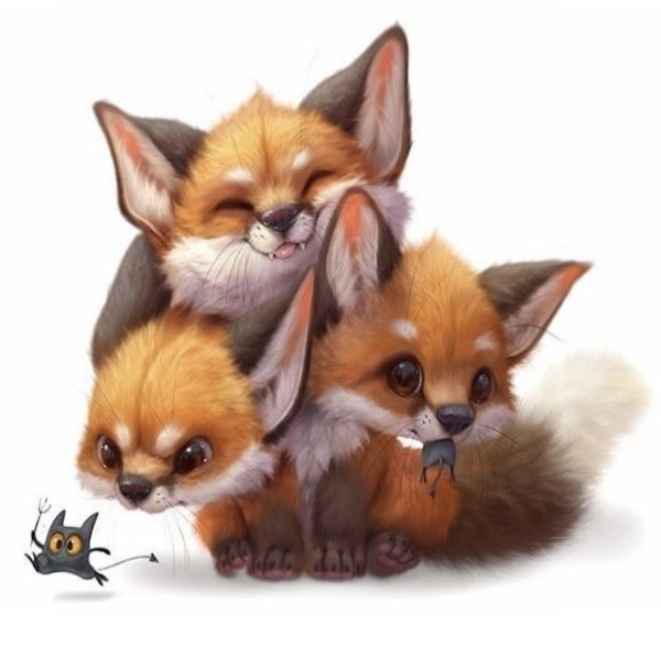 животные милые рисунки