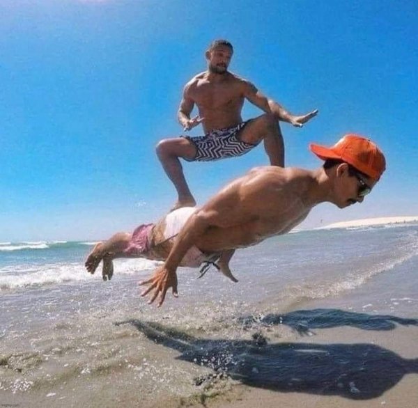 смешное на пляже