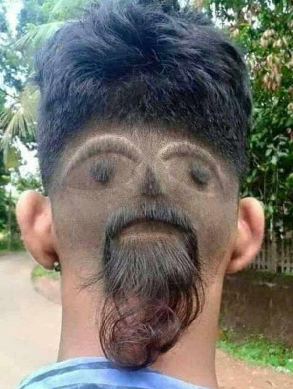 прикольная прическа