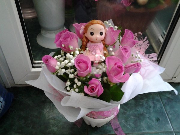 упаковка букета