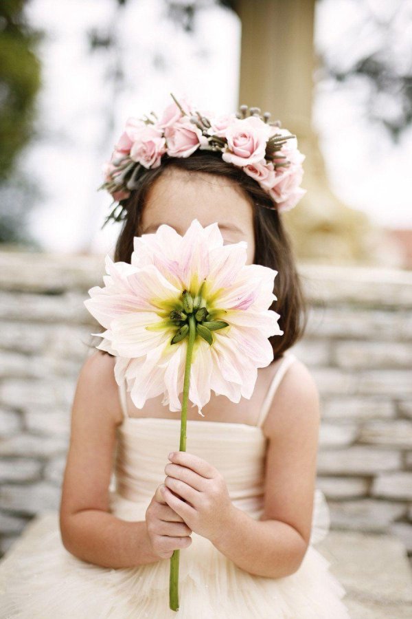 цветы девочке