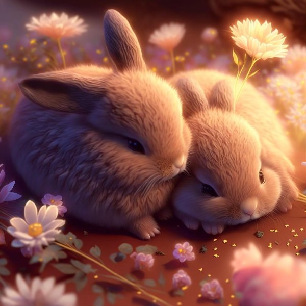 зайчик красивый