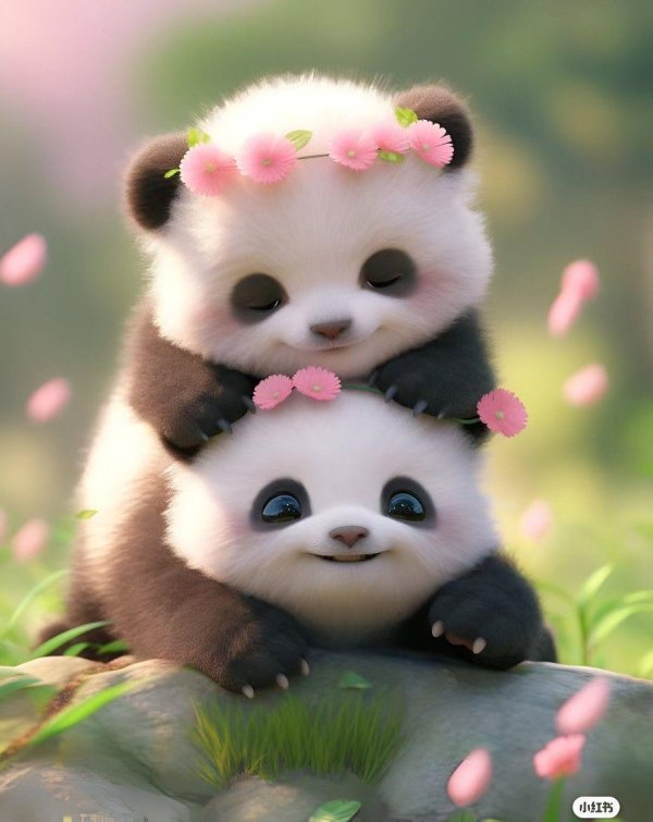 панда милая