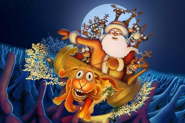 новогоднее открытки