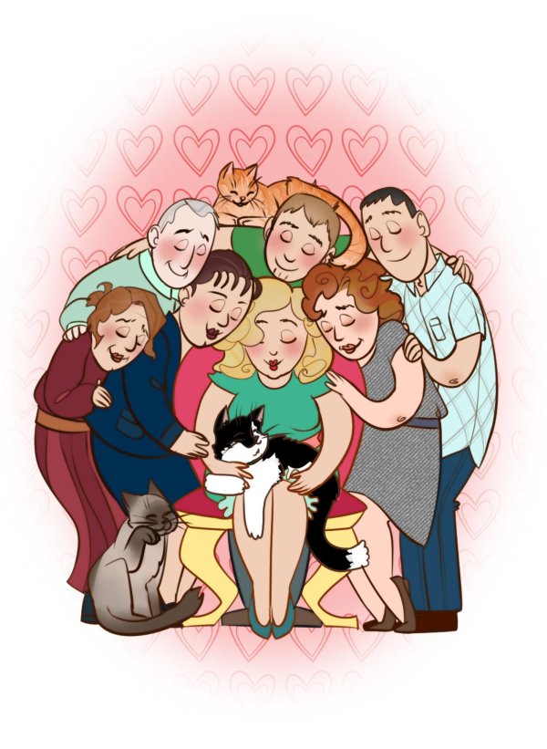 семья мультяшные